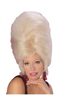 Blonde Beehive Adult Wig