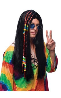 Hippie Wig Adult Costume Accessory