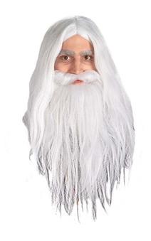 Gandalf Lord Of The Rings Adult Wig & Beard Set