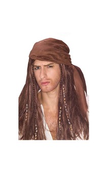 Jack Sparrow Caribbean Pirate Wig