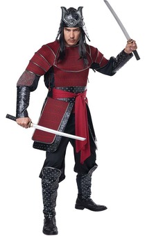 Samurai Warrior Adult Male Japanese Asian Costume
