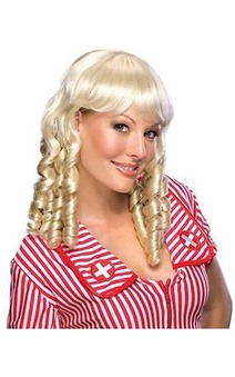 Blonde Baby Doll Farm Girl Goldie Locks Wig