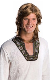 70's Guy Adult Wig- Brown