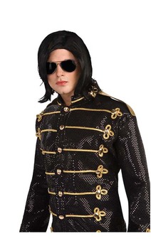 Michael Jackson Adult Wig and Glasses