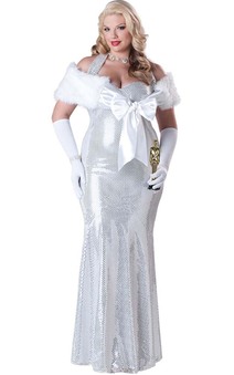 Hollywood Starlet Plus Size Oscar Winner Adults Costume