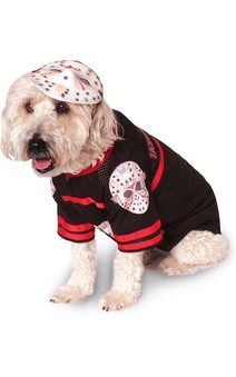 Pet Dog Friday The 13th Jason Hockey Costume