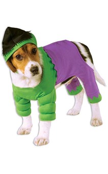 Marvel Incredible Hulk Pet Dog Avengers Costume