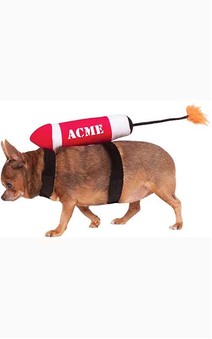 Acme Tnt Dynamite Pet Dog Costume