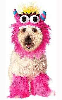 Pink Monster Pet Dog Costume