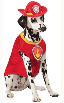 Marshall The Fire Dog Paw Patrol Pet Costume