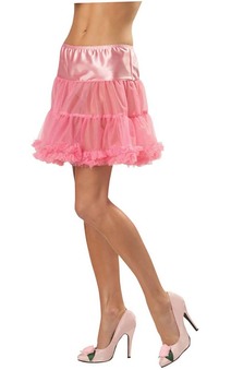 ADULT WOMENS PINK BALLET PETTICOAT UNDERSKIRT