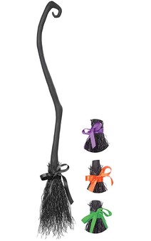 Witch's Broom Halloween Costume Accessory