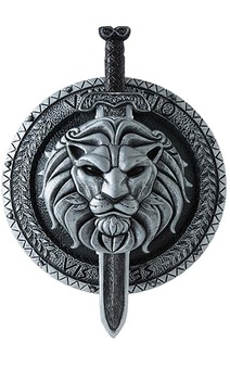 Shield Of Thrones Shield & Sword
