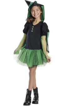 Wicked Witch Wizard Of Oz Hoodie Tutu Child Costume