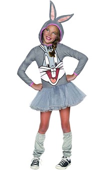 Bugs Bunny Tutu Hoodie Child Costume