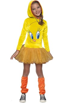 Tweety Bird Hoodie Tutu Child Costume