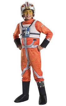Star Wars Deluxe X Wing Fighter Pilot Child Costume