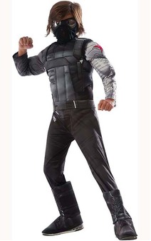Muscle Chest Winter Soldier Child Avengers Bucky Barnes Costume