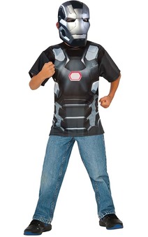 War Machine T-shirt And Mask Child Costume