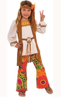 Flower Child 60s Hippie Costume