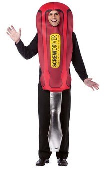 Hardware Construction Screw Driver Adult Costume