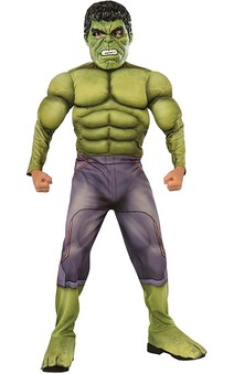 Deluxe Muscle Chest Hulk Child Costume