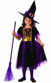 Colour Magic Witch Child Costume