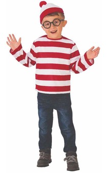 Where's Wally Licensed Child Costume