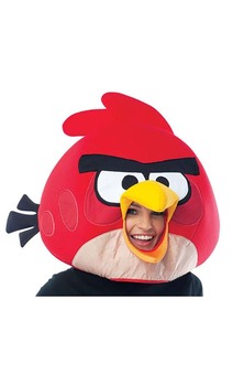 Red Angry Birds Adult Mask