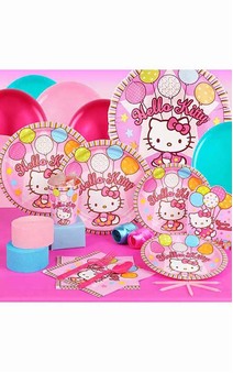 Hello Kitty 16 Person Party Pack