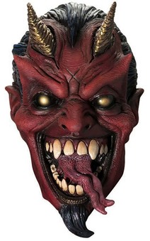 Mr Evil Adult Devil Demon Mask
