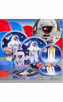 Space Mission Astronaut 8 Person Party Pack