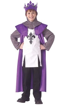 Renaissance King Medieval Child Costume