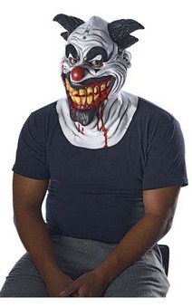 Smiley Clown Overhead Latex Adult Mask