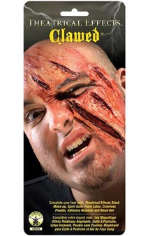 Theatrical Effects Latex Clawed Scar
