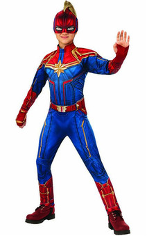 Deluxe Captain Marvel Hero Suit Child Costume
