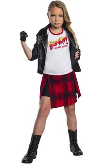 Deluxe Rowdy Ronda Rousey Wwe Child Costume