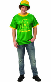 Dustin's "camp Know Where" Stranger Things Adult T-shirt