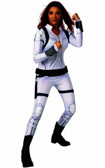 Deluxe Black Widow White Suit Adult Marvel Costume