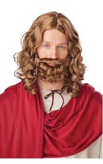 Jesus Wig & Beard Adult