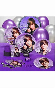 Justin Bieber 16 Person Party Pack