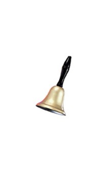 Santa Claus Freedom Bell 4 inch diameter Ho Ho Ho