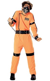 Skitzo Psycho Prisoner Adult Costume