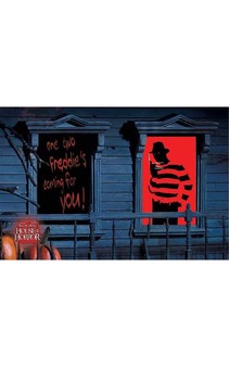 Freddy Krueger Window Silhouettes Decal Decoration