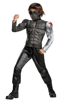 Deluxe Bucky Barnes Captain America Avengers Muscle Child Costume