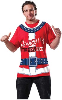 Naughty Is The New Nice Santa Tshirt