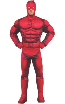Deluxe Muscle Chest Adult Daredevil Costume