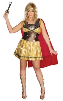 Roman Warrior Adults Plus Size Costume