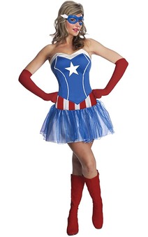 American Dream Captain America Adult Costume