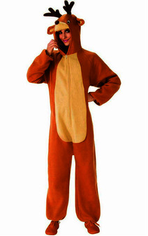 Reindeer Jumpsuit Adult Christmas Costume